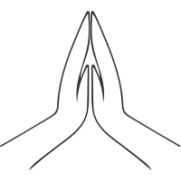 Optimum Health Icon: Hands in Prayer Position